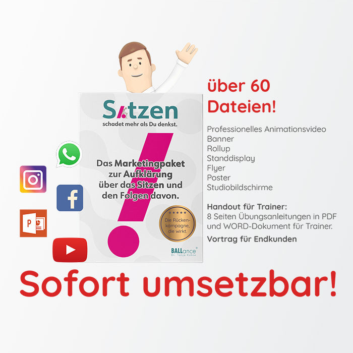 Sitzen schadet! - mehr als Du denkst