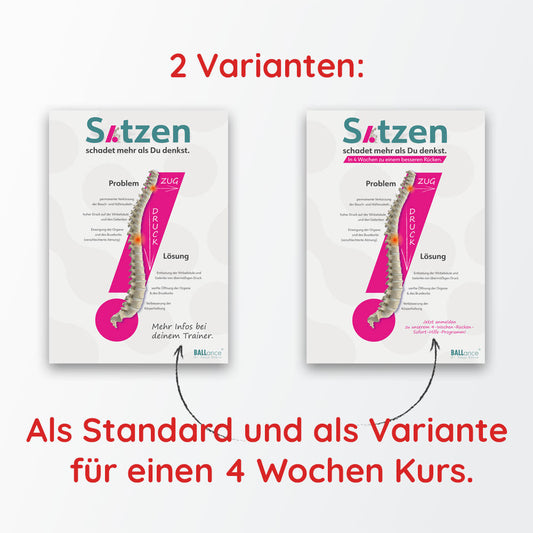 Sitzen schadet! - mehr als Du denkst