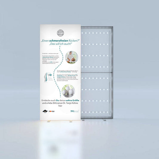 LED Roll-Up Rahmen