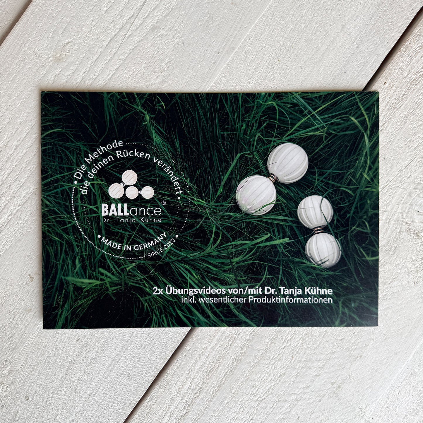 BALLance Broschüre für Zuhause inkl. Übungsvideos