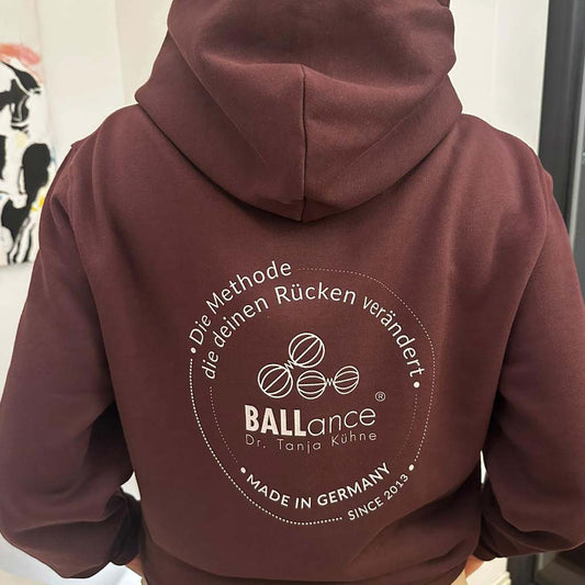 BALLance Hoodie in Redbrown, Aloe oder Offwhite