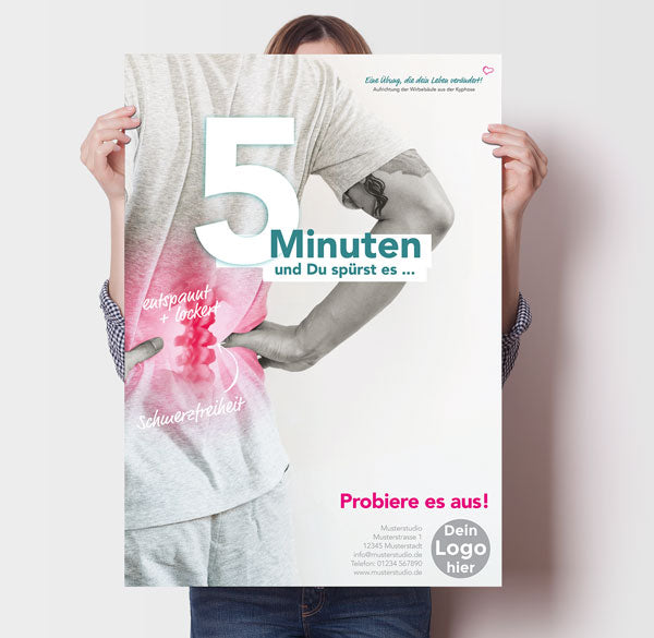 Promoaktion (5 Minuten und Du spürst es...) - Poster A1