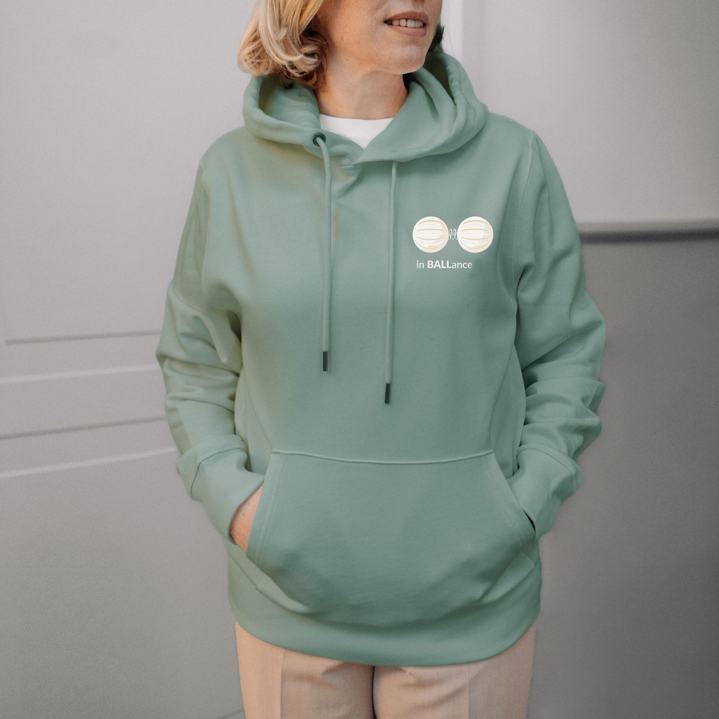 BALLance Hoodie in Redbrown, Aloe oder Offwhite