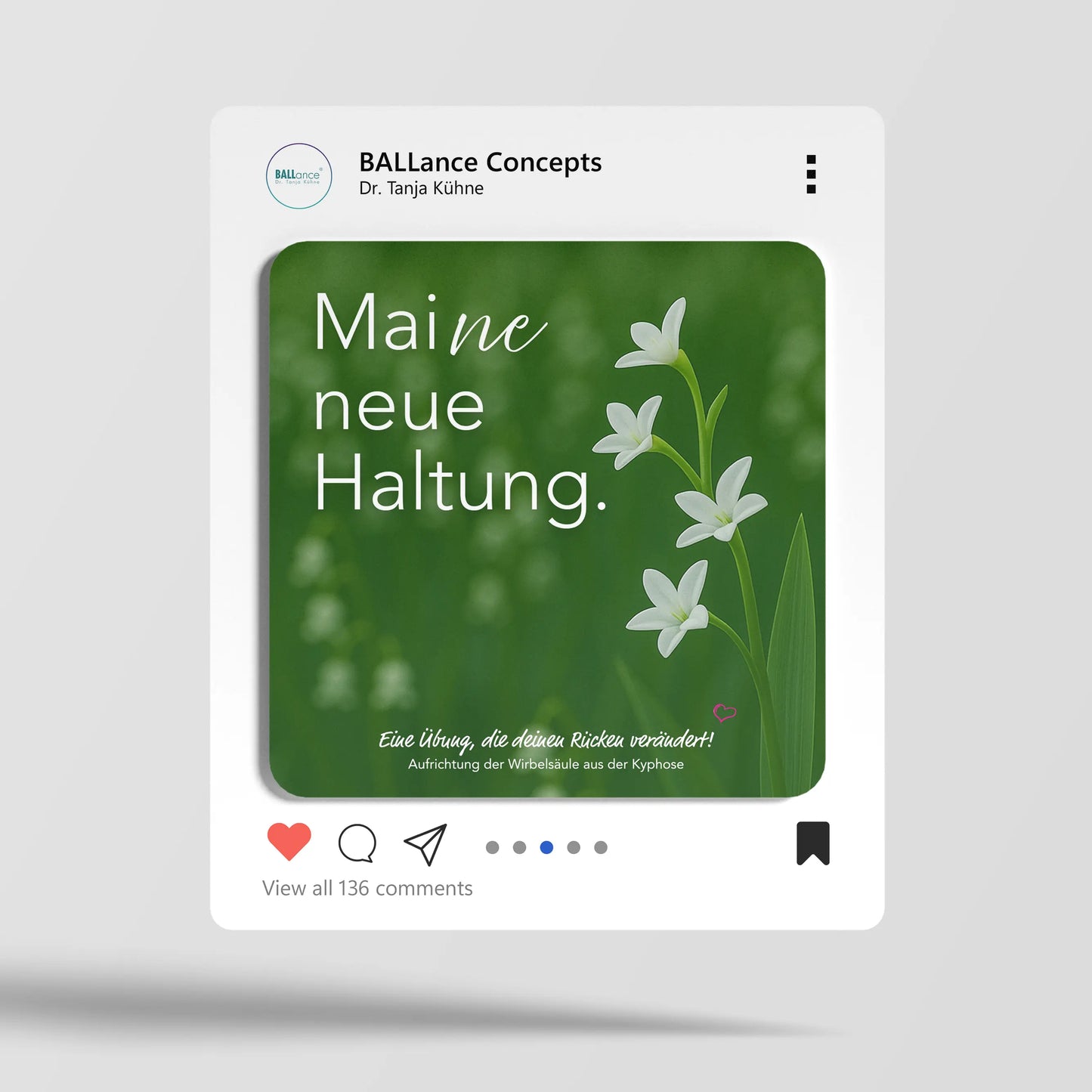 BALLance Monatsgrafik: Mai-ne neue Haltung (Mai 2025)