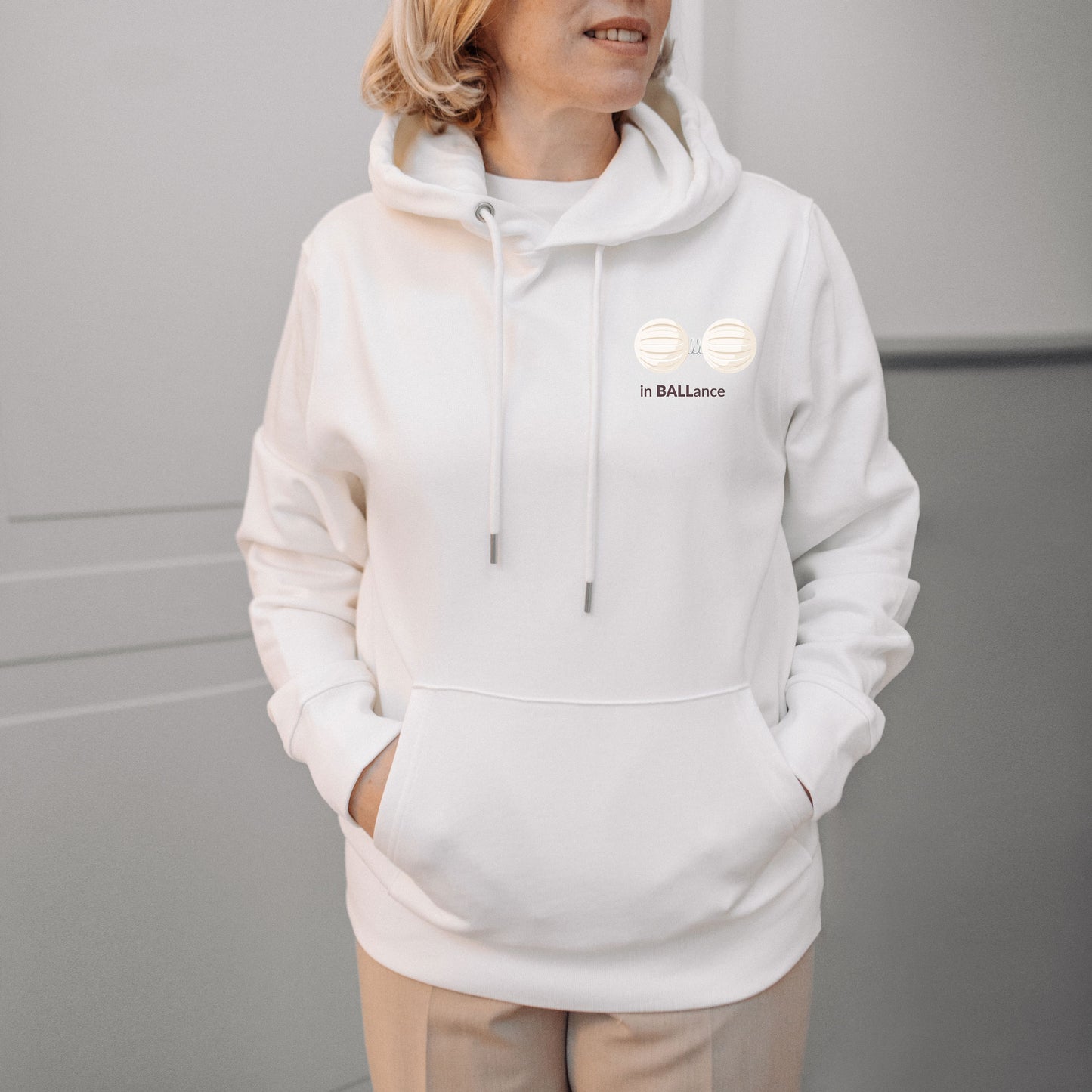 BALLance Hoodie in Redbrown, Aloe oder Offwhite