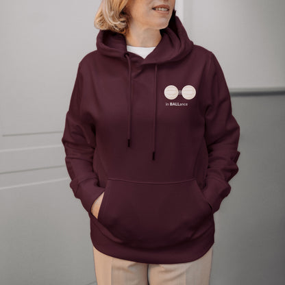 BALLance Hoodie in Redbrown, Aloe oder Offwhite